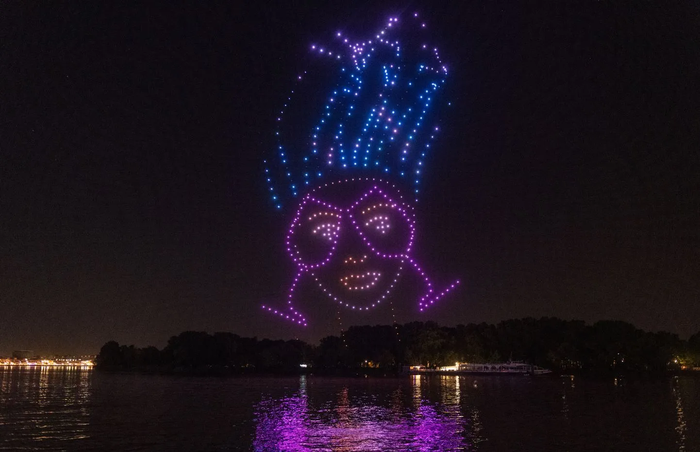 The Bordeaux Wine Festival a unique drone show